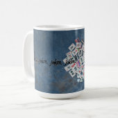 blauwe mok mah jongg hier joker (Voorkant links)