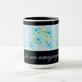 Blauwe Mok met blote koffie (Midden)
