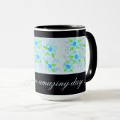 Blauwe Mok met blote koffie (Voorkant rechts)