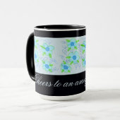Blauwe Mok met blote koffie (Voorkant links)