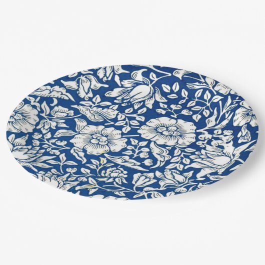 Blauwe  Mok van de Mallow Papieren Bordje (Gekanteld)