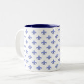 Blauwe Mok van het Patroon (Voorkant links)