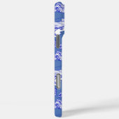 Blauwe monochromatische bultrug Case-Mate iPhone case (Achterkant / Rechts)