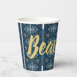 Blauwe Mooie Party Cups van Dichteres Adiela Akoo  Papieren Bekers