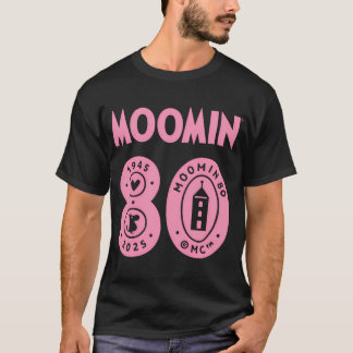 Blauwe Moominpappa Winter Games Go Ahead Moomintro T-shirt