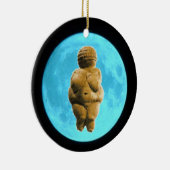 Blauwe Moon Venus-versiering Keramisch Ornament (Rechts)