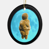 Blauwe Moon Venus-versiering Keramisch Ornament (Links)