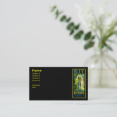 BLAUWE MOONSHINE INDICA VISITEKAARTJE (Staand voorkant)