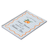 Blauwe Moppie Favoriete herinneringen Bruid Notitieboek (Linkerzijde)