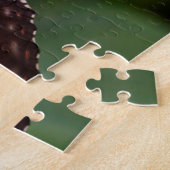 Blauwe Morfofalter Butterfly. Legpuzzel (Zijkant)