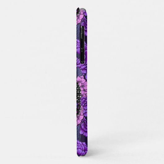 Blauwe morfotuin 2 Case-Mate iPhone case (Achterkant/links)