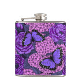 Blauwe morfotuin 2 heupfles (Voorkant)