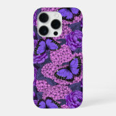 Blauwe morfotuin 2 iPhone hoesje (Achterkant)