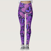 Blauwe morfotuin 2 leggings (Voorkant)