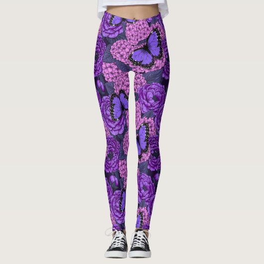 Blauwe morfotuin 2 leggings (Voorkant)