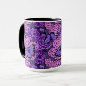 Blauwe morfotuin 2 mok (Voorkant links)