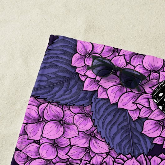 Blauwe morfotuin 2 strandlaken (In situ)