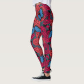 Blauwe morfotuin leggings (Links)