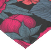 Blauwe morfotuin tafelkleed (Gekanteld)