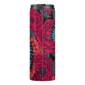 Blauwe morfotuin thermosbeker (Achterkant)