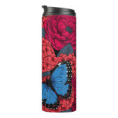 Blauwe morfotuin thermosbeker (Geroteerd rechts)