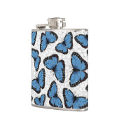 Blauwe morfovlinder heupfles (Links)