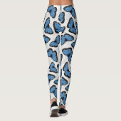 Blauwe morfovlinder leggings (Achterkant)