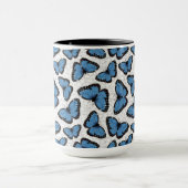 Blauwe morfovlinder mok (Midden)