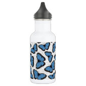 Blauwe morfovlinder waterfles (Links)
