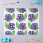 Blauwe Morning Glory Bloemen Bloemstuk Tissuepapier (Craft)