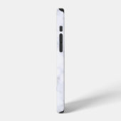 Blauwe Morpho Butterflies in vlucht gemarmerd iPhone Hoesje (Linkerkant)