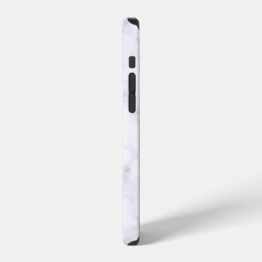 Blauwe Morpho Butterflies in vlucht gemarmerd iPhone Hoesje (Linkerkant)