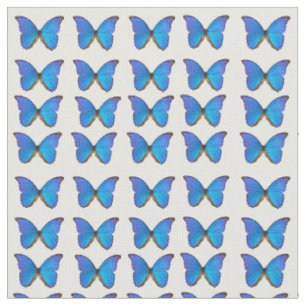 Blauwe Morpho Butterfly katoenen stof
