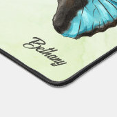 Blauwe Morpho Vlinder Insect Art Natuur Liefhebber Bureaumat (Hoek)