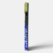 Blauwe morpho vlinder op een moeras orchidee Case-Mate iPhone case (Achterkant / Links)