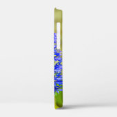 Blauwe morpho vlinder op een moeras orchidee Case-Mate iPhone case (Achterkant / Links)