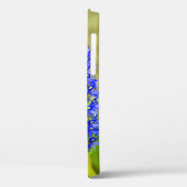 Blauwe morpho vlinder op een moeras orchidee Case-Mate iPhone case (Achterkant / Links)