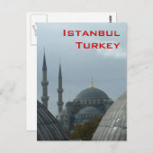 Blauwe moskee briefkaart (Voorkant / Achterkant)