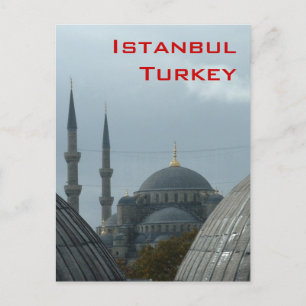 Blauwe moskee briefkaart