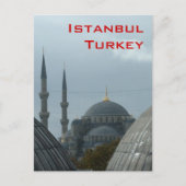 Blauwe moskee briefkaart (Voorkant)