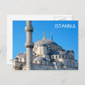 Blauwe moskee briefkaart (Voorkant / Achterkant)