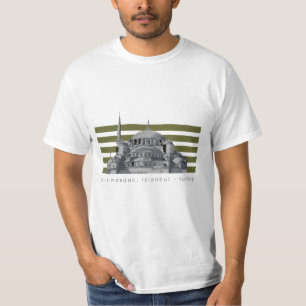 Blauwe Moskee Islamitische Kunst T-shirt