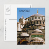 blauwe moskee istanbul briefkaart (Voorkant / Achterkant)