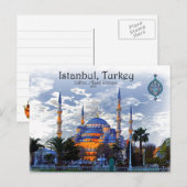 Blauwe moskee - Istanbul Briefkaart (Voorkant / Achterkant)