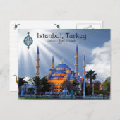 Blauwe moskee - Istanbul Briefkaart (Voorkant / Achterkant)