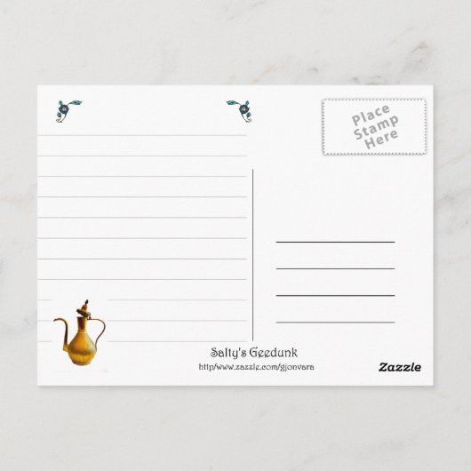 Blauwe moskee - Istanbul Briefkaart (Achterkant)