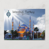 Blauwe moskee - Istanbul Briefkaart (Voorkant)