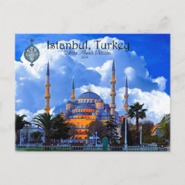 Blauwe moskee - Istanbul Briefkaart