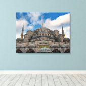 Blauwe moskee Istanbul Canvas Afdruk (Insitu (Houten vloer))