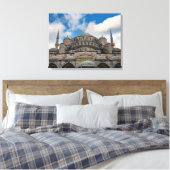 Blauwe moskee Istanbul Canvas Afdruk (Insitu (Slaapkamer))